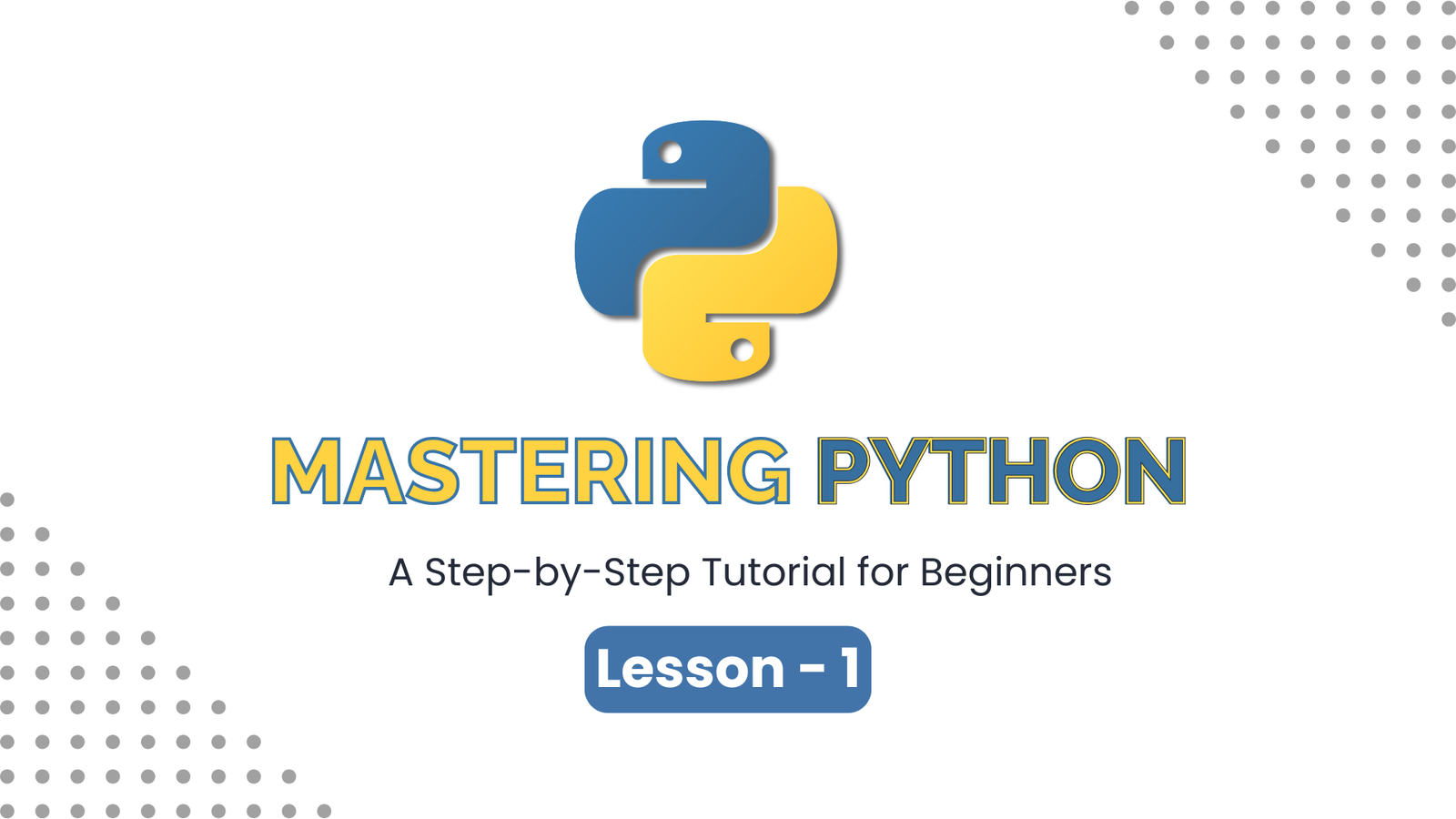 python lesson 1